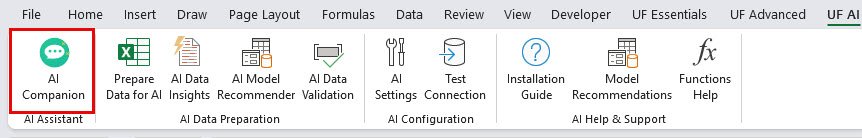 AI Companion in Excel