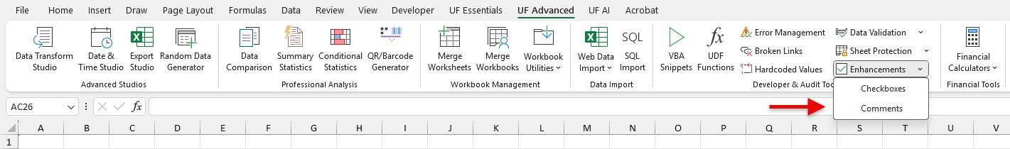 Advanced Comment Management for Excel