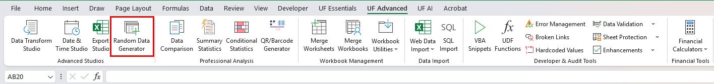 Random Data Generator Studio