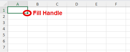 Fill Handle in Excel