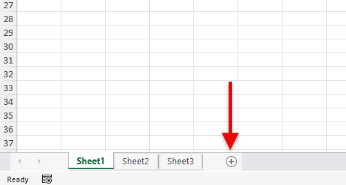 Insert Sheets in Excel