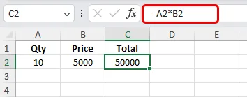 Simple Formula in Excel