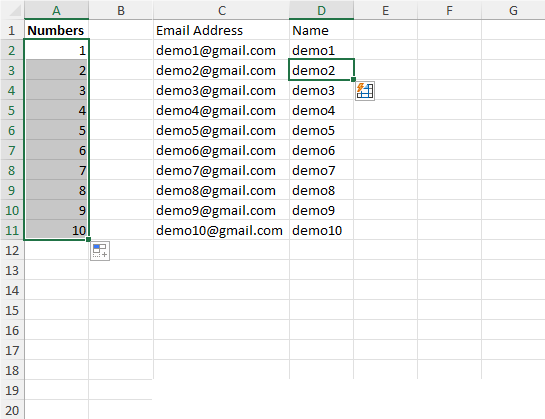 AutoFill and Flash Fill