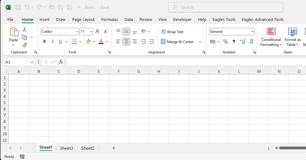 Worksheet opeartions in Excel