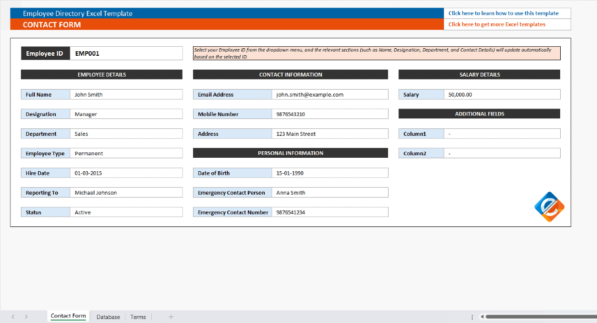 Employee Directory & Contact Manager