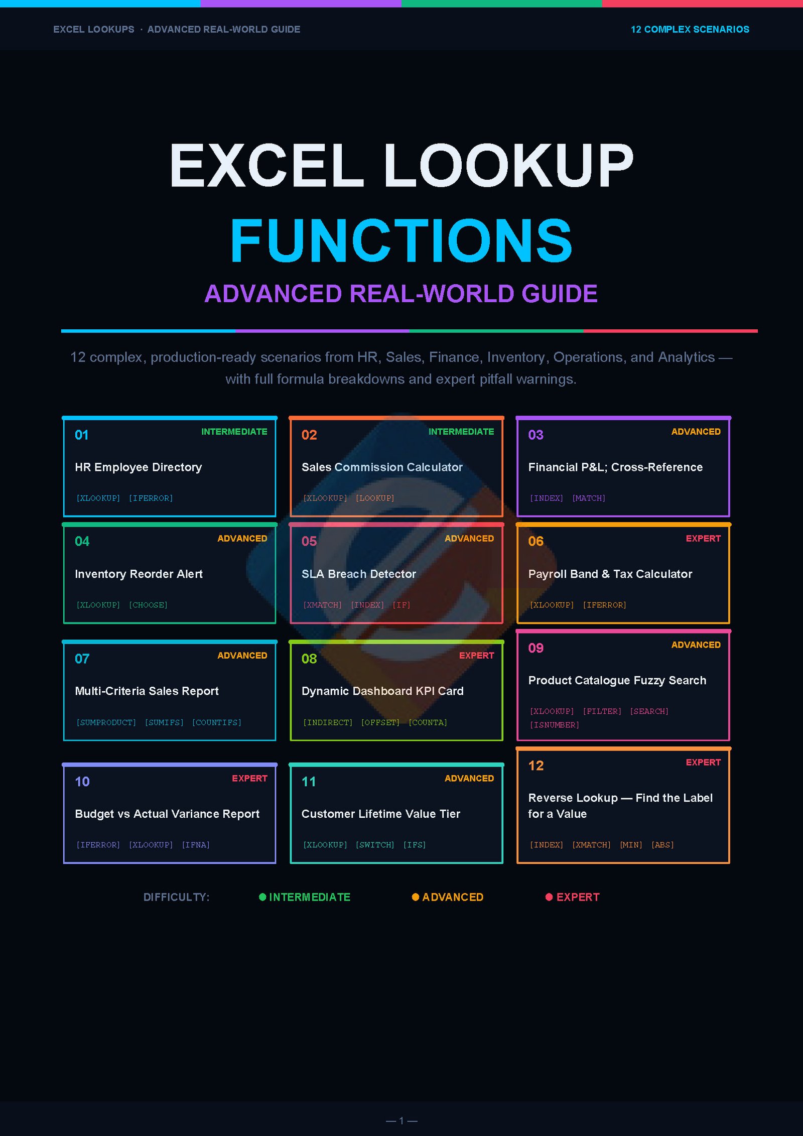 Advanced Lookup Functions Guide