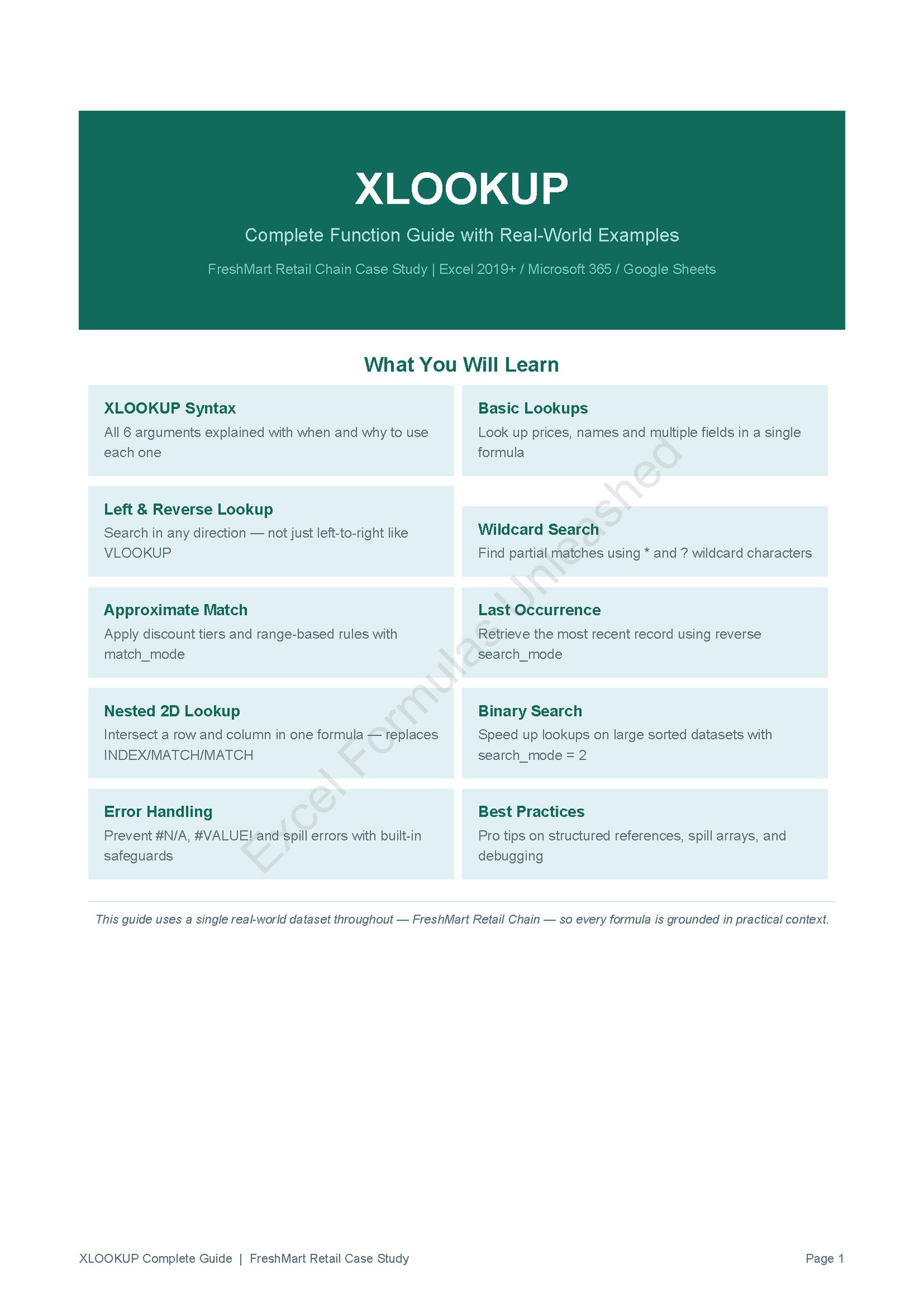 XLOOKUP Complete Guide