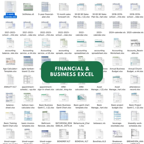 1000+ Premium Excel Templates for Professionals & Businesses - Image 5